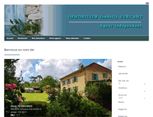 Tablet Screenshot of immobilier-vercant.com